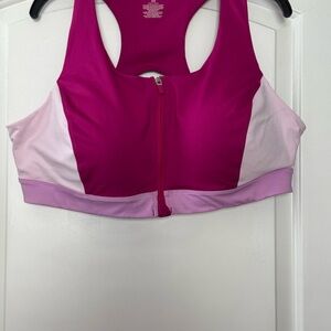 Tek Gear Pink and Light Pink Sports Bra